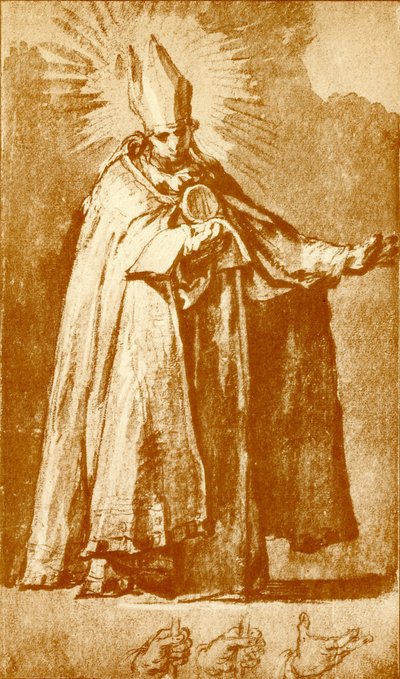 St. Augustinus door Abraham Bloemaert