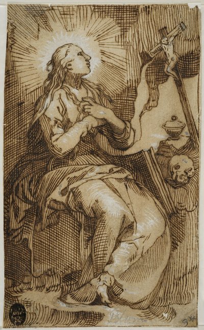 Sint-Maria Magdalena door Abraham Bloemaert