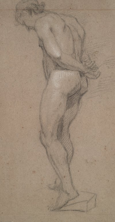 Staande mannelijke naakt door Abraham Bloemaert