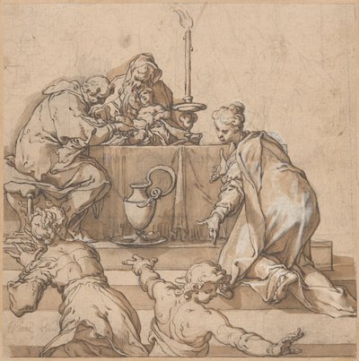 De Besnijdenis door Abraham Bloemaert