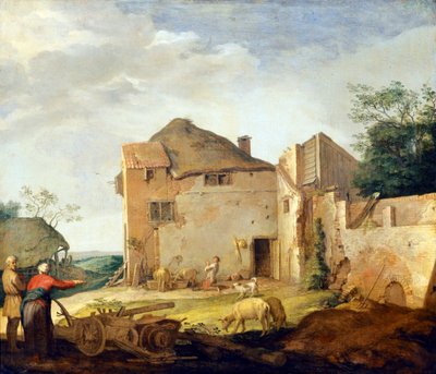 De verloren zoon als varkenshoeder door Abraham Bloemaert