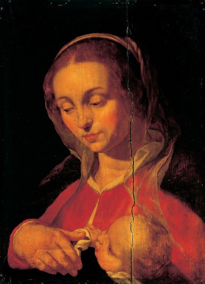 Maagd en Kind door Abraham Bloemaert