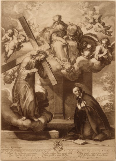 Visioen van Ignatius van Loyola bij La Storta door Abraham Bloemaert