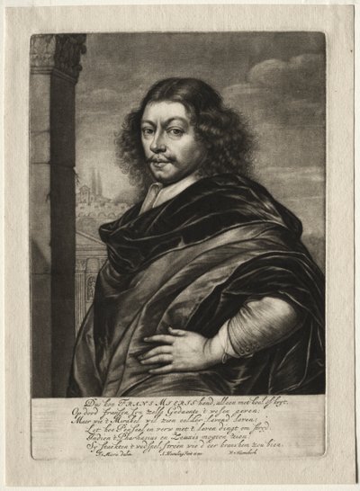Frans van Mieris I door Abraham Blooteling