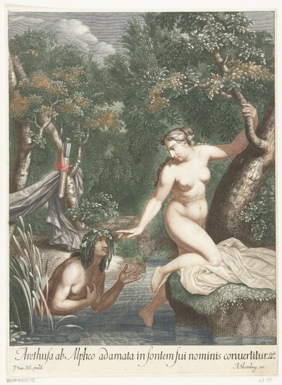Alpheüs en Arethusa door Abraham Bloteling