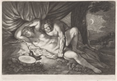 Jupiter en Antiope door Abraham Bloteling