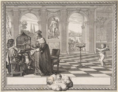 Lucht door Abraham Bosse
