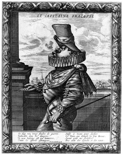 Capitaine Fracasse, c120-1670 1924 door Abraham Bosse