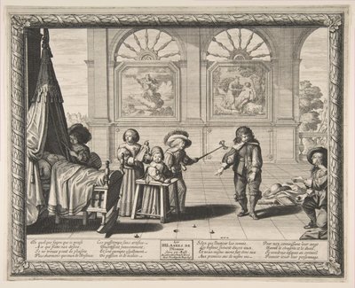 Kinderjaren door Abraham Bosse