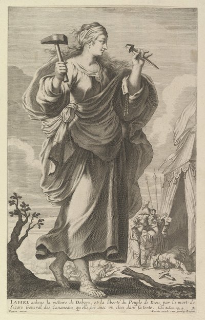 Jahel, 1647 door Abraham Bosse