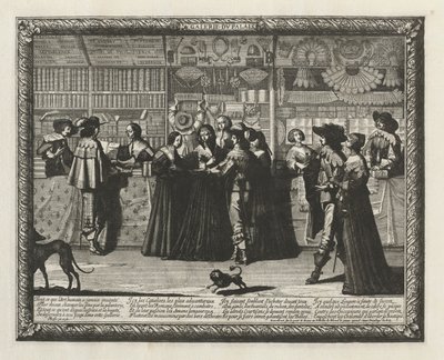 De Galerie van Parijs door Abraham Bosse
