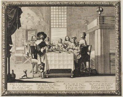 Mannelijkheid, plaat drie uit De Vier Leeftijden van de Mens door Abraham Bosse