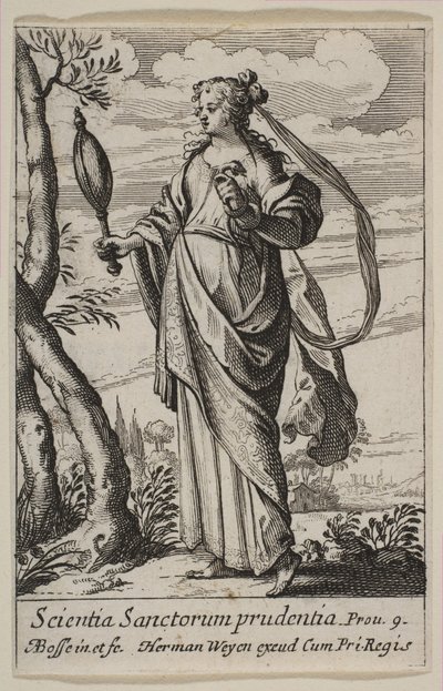 Voorzichtigheid, 1636 door Abraham Bosse