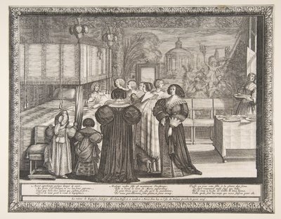 Terugkeer van de Doop, 1633 door Abraham Bosse