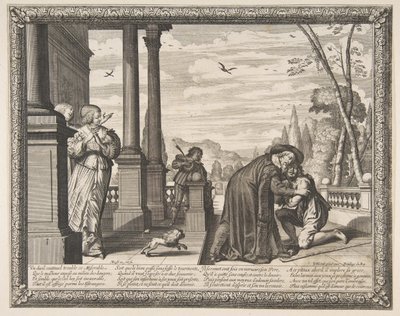 Terugkeer van de Verloren Zoon door Abraham Bosse