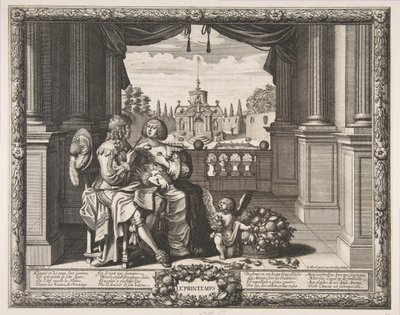 Lente, 1635-37 door Abraham Bosse