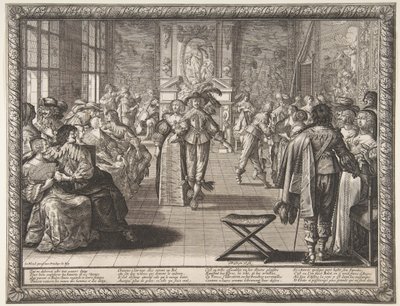 Het Bal door Abraham Bosse