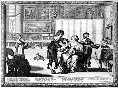 De aderlating door Abraham Bosse