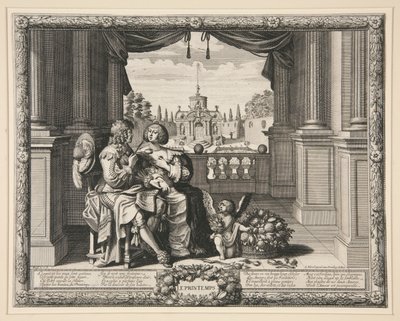 De Vier Seizoenen: Lente door Abraham Bosse