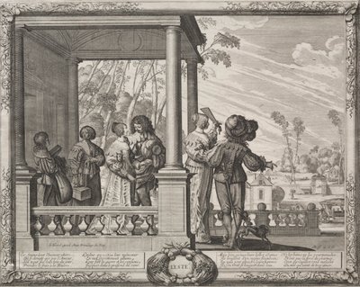 De Vier Seizoenen: Zomer door Abraham Bosse