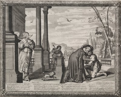 De Verloren Zoon: De Terugkeer van de Verloren Zoon door Abraham Bosse