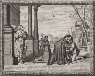 De Verloren Zoon: De Terugkeer van de Verloren Zoon door Abraham Bosse
