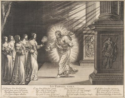 De wijze maagden voor Christus door Abraham Bosse