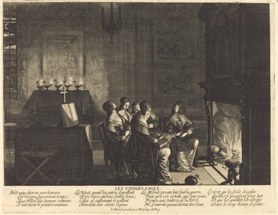 De Wijze Maagden voor het Vuur door Abraham Bosse