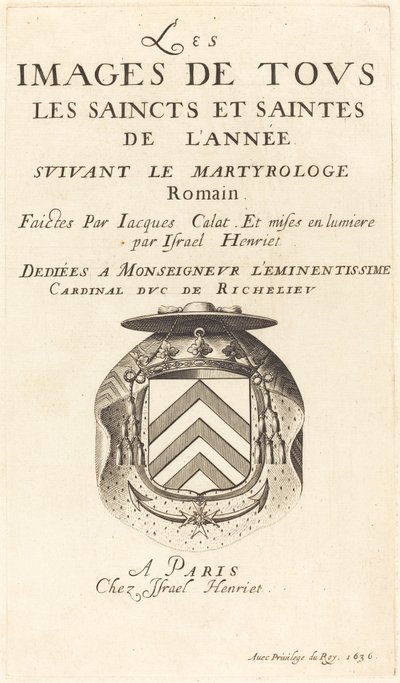 Titelpagina voor Callot