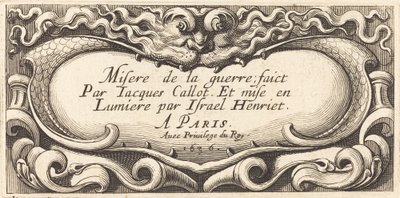 Titelpagina voor Callot