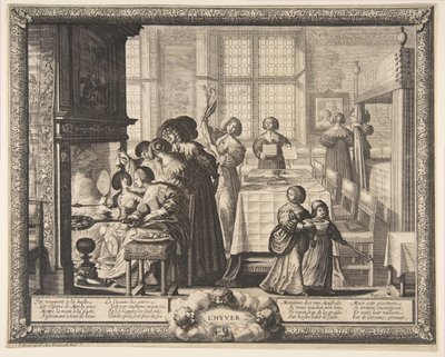 Winter, ca. 1637 door Abraham Bosse