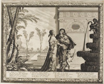 Jeugd, uit De Vier Leeftijden van de Mens door Abraham Bosse