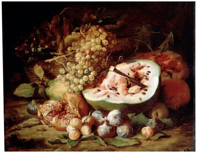 Vruchten, jaren 1670 door Abraham Brueghel