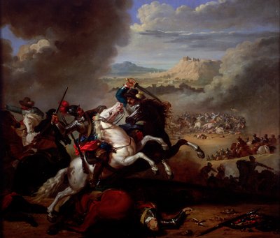 Slagveld door Abraham Cooper