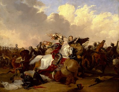 Slag bij Bosworth door Abraham Cooper