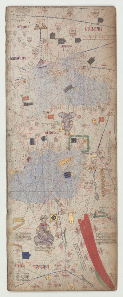 Catalaanse Atlas, Blad 8 door Abraham Cresques