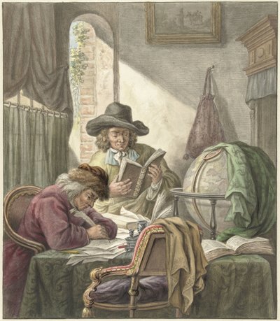 De Geleerden door Abraham Delfos