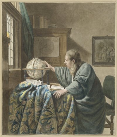De astronoom door Abraham Delfos