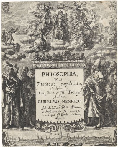 Allegorie op de filosofie door Abraham Dircksz. Santvoort
