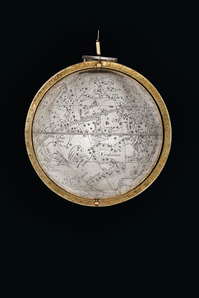 Twee uitzonderlijke aardse en hemelse globes, ondersteund door Hercules en Atlas, Augsburg, 1697-99 door Abraham Drentwett