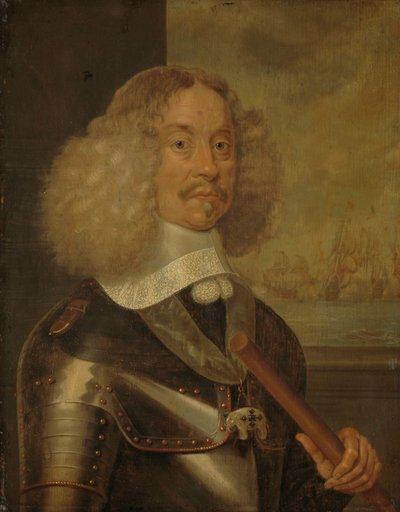 Portret van Jacob Baron van Wassenaer, heer van Obdam, luitenant-admiraal van Holland en West-Friesland door Abraham Evertsz. van Westerveld