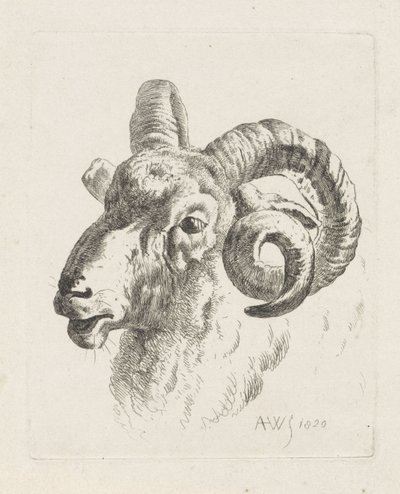 Ramskop naar links door Abraham Hendrik Winter