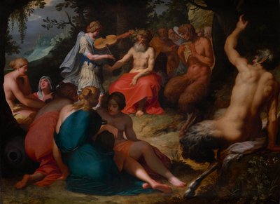 Het oordeel van Midas door Abraham Janssens