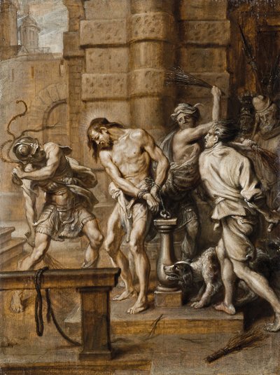 De Geseling, en brunaille door Abraham Jansz. van Diepenbeeck