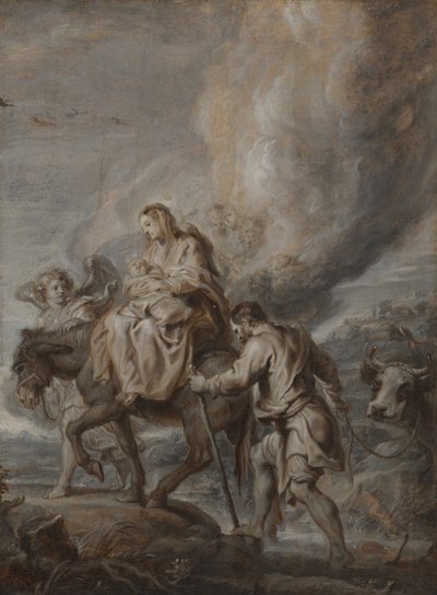 De vlucht naar Egypte door Abraham Jansz. van Diepenbeeck