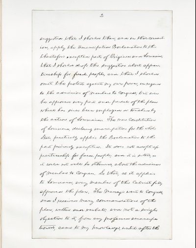 Handschrift van Lincoln