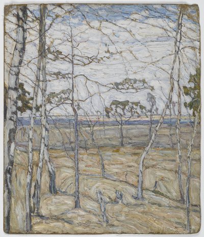 Berkenbomen door Abraham Manievich
