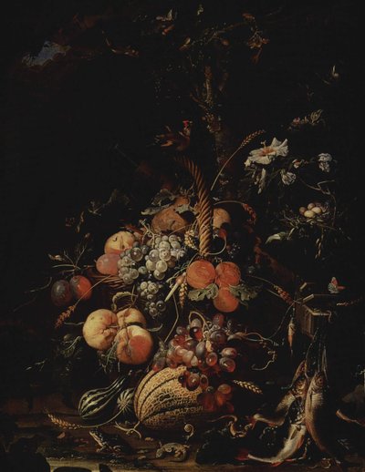 Fruit door Abraham Mignon