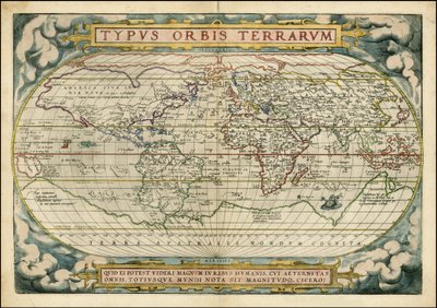 Abraham Ortelius Orbis Terrarum UitgaveAntwerpen 1572 door Abraham Ortelius