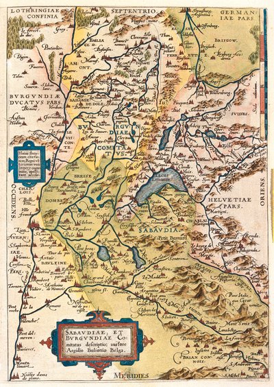 Frankrijk (Regio: Bourgogne, Franche-Comté, Rhône-Alpes, Provence-Alpes-Côte d